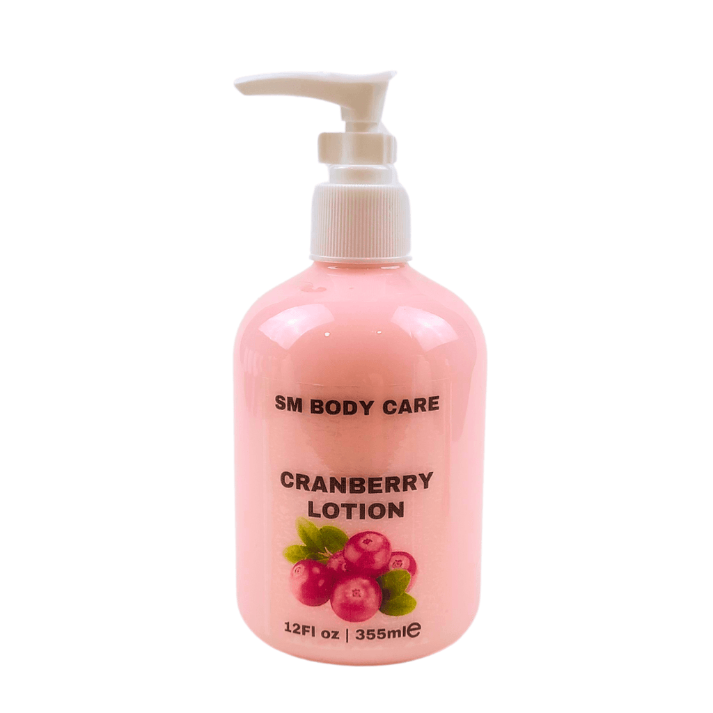 Cranberry body lotion brought you by SM Body Care