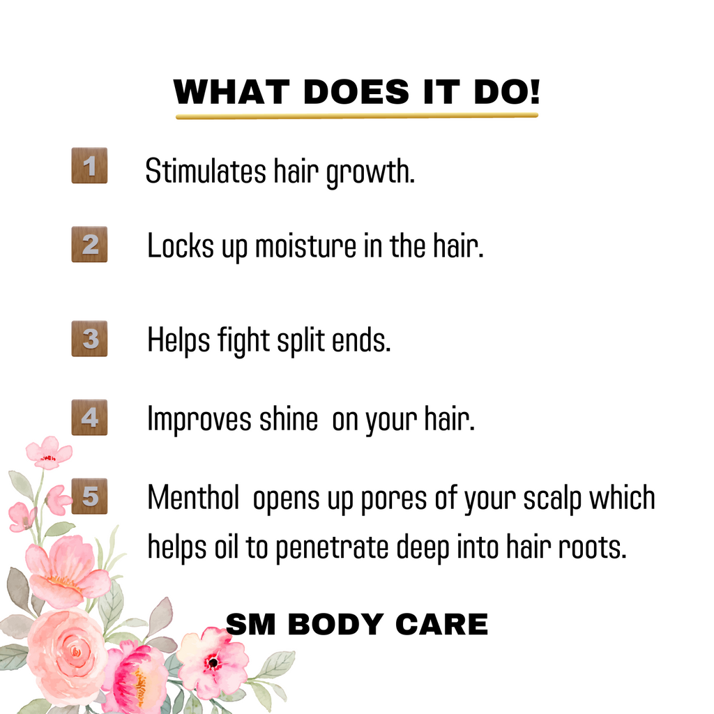 HAIR AND SCALP OIL - SM BODY CARE