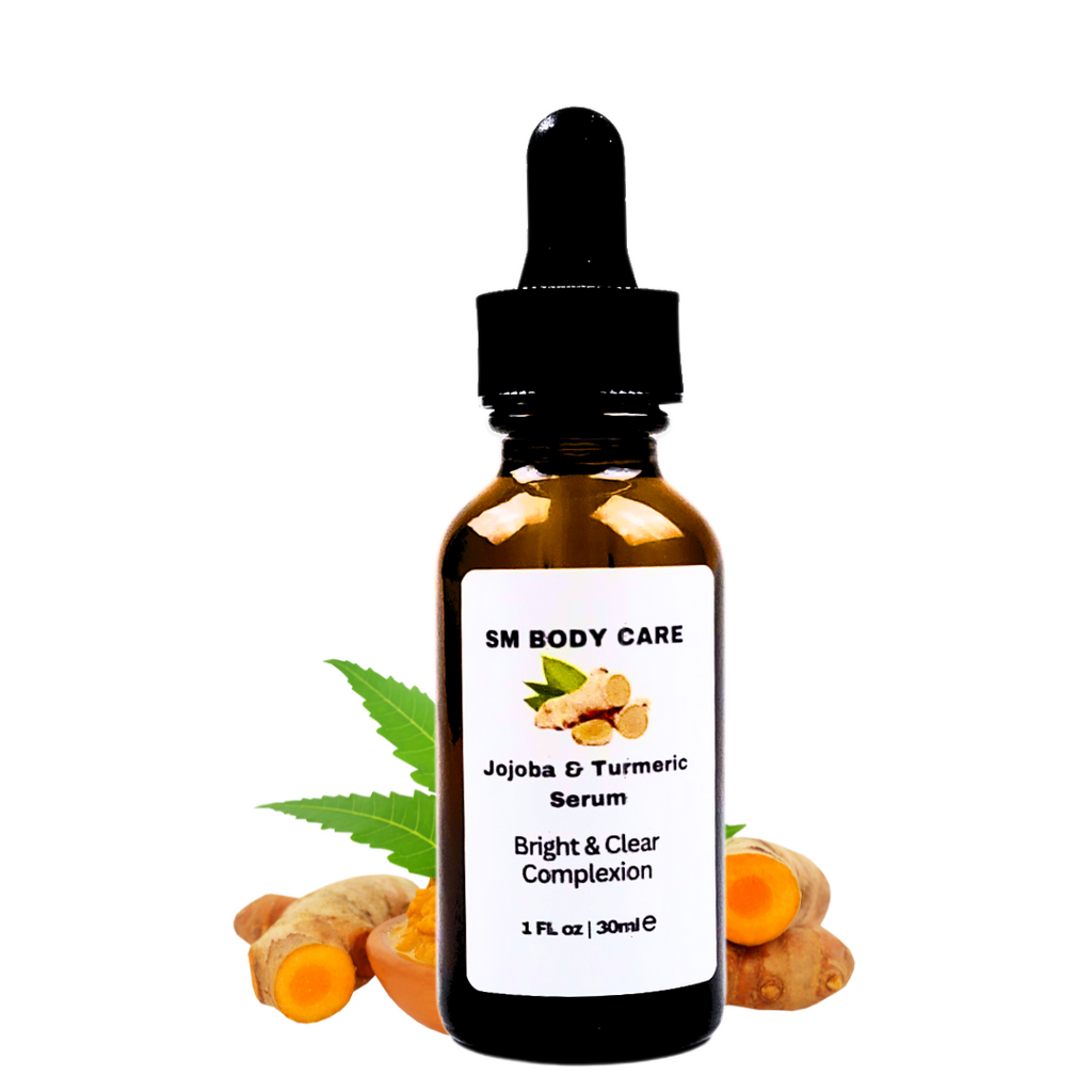 Jojoba & Turmeric serum for a bright and clear complexion by SM Body Care