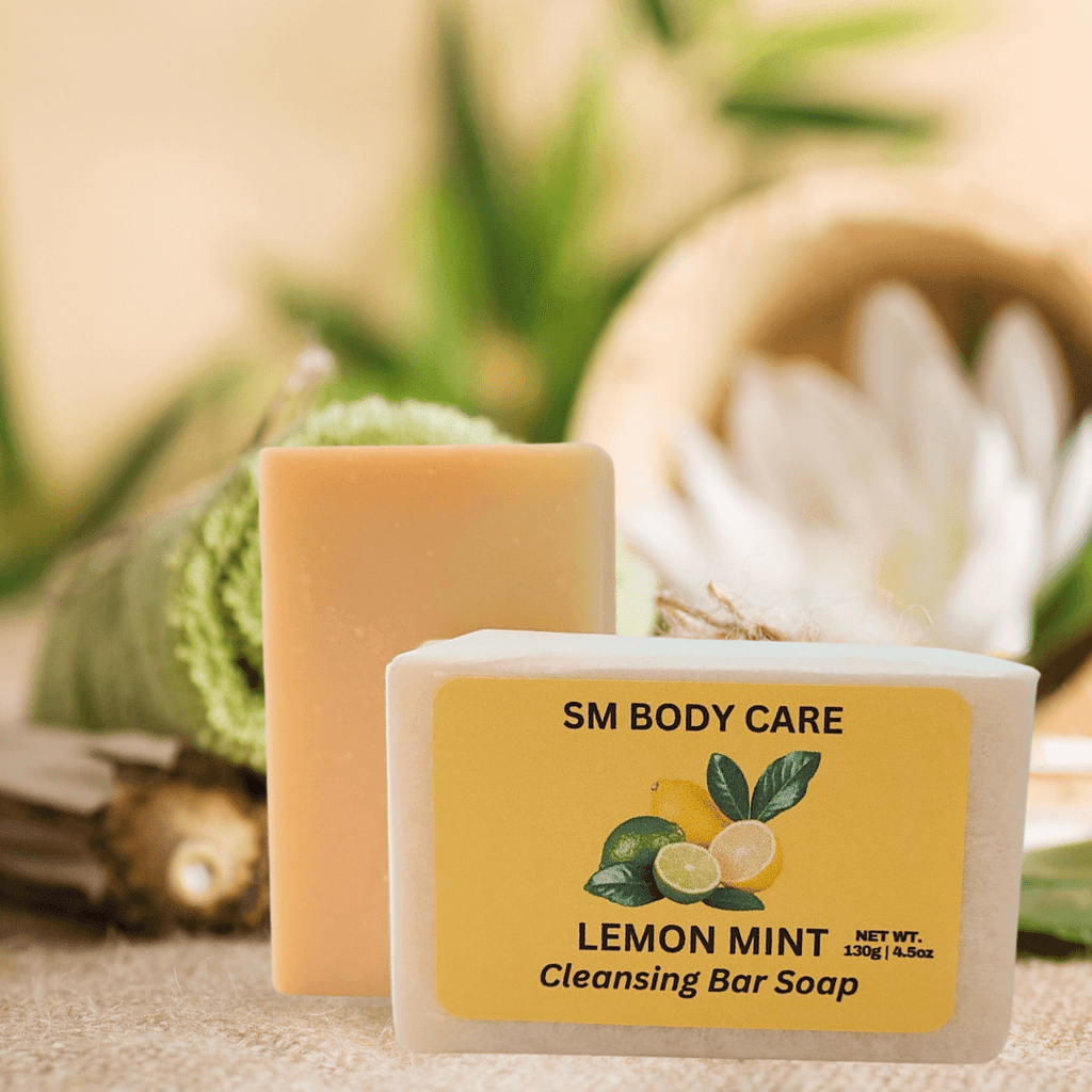 Lemon Mint Cleansing Bar Soap - SM BODY CRAE