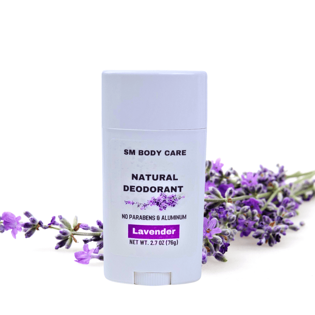  Aluminum free natural deodorant and lavender natural deodorant. 