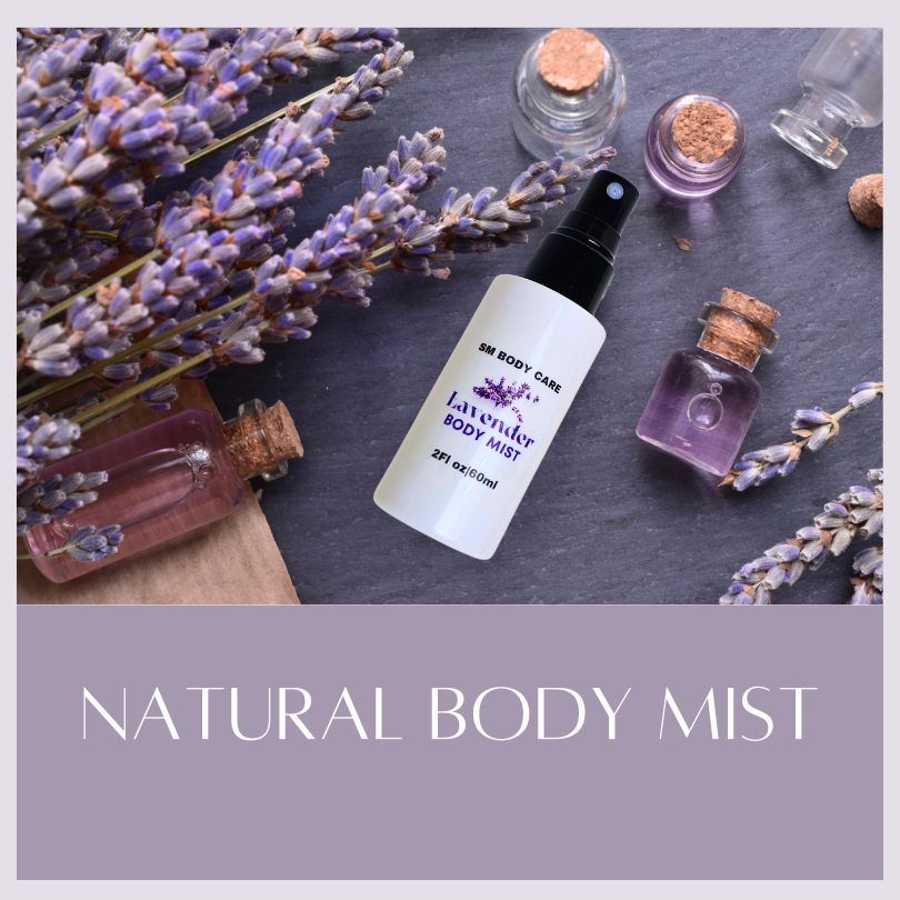 Lavender body mist fragrance free for sensitive skin by SM Body Care