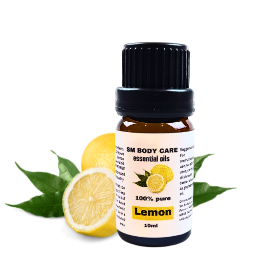 Lemon essential oil by SM Body Care lemon essential oil benefits