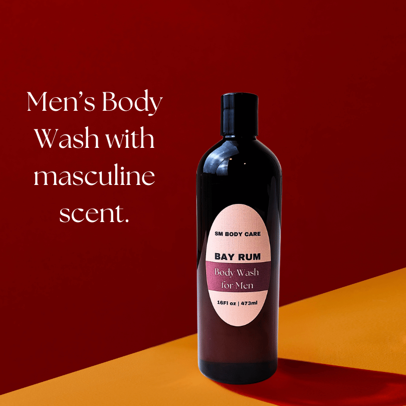 Body wash for men with masculine scent