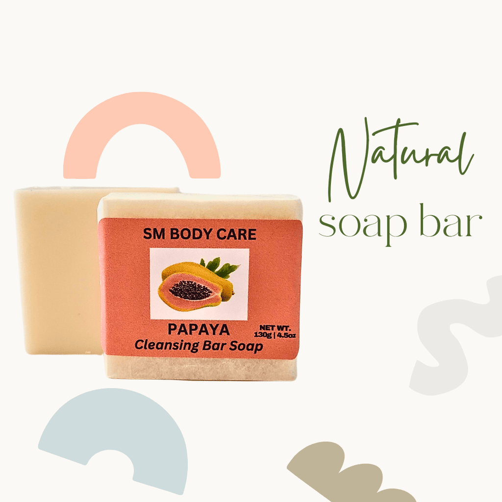 A picture of the papaya soap - SM BODY CARE