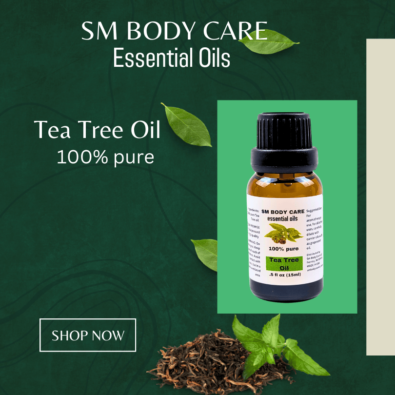 Teatree essential oil by SM Body Care