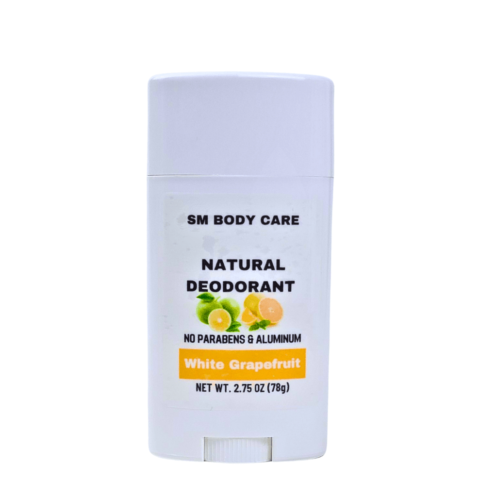 Natural aluminum free deodorant brought to you by SM Body Care