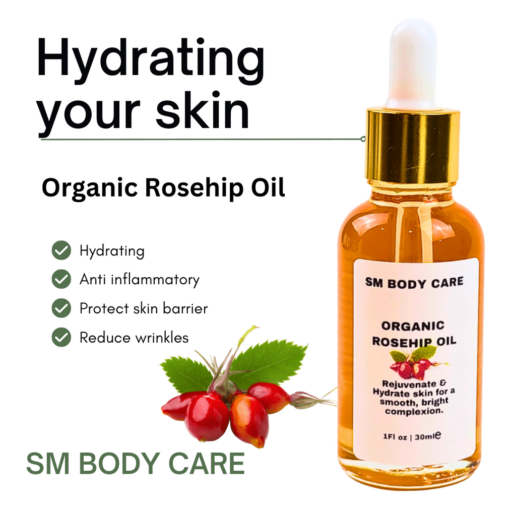 organic rosehip oil - sm body care